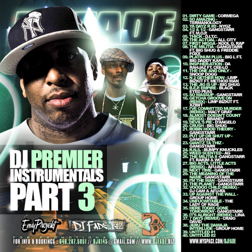 DJ Premier [Instrumentals] [Part 3] | NY FADE