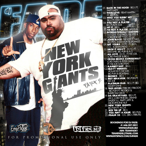 New York Giants [Part 2] ft. Big Pun & Big L | NY FADE